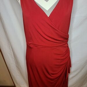 Boston Proper Sleeveless Red Dress Size 16